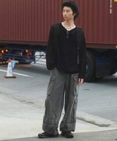 WEGO メッシュニットプルオーバー（LS）