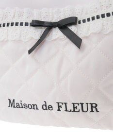 Maison de FLEUR コットンフリル2Wayトートバッグ