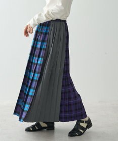 AMERICAN HOLIC シャギーチェックプリーツスカート