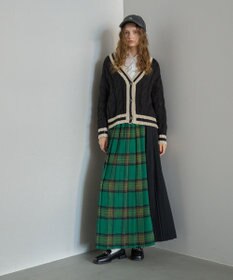 AMERICAN HOLIC シャギーチェックプリーツスカート