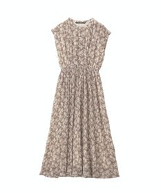 YECCA VECCA 花柄プリーツワンピース