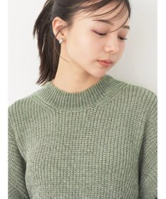 earth music&ecology シャイニーベロアモールチュニック