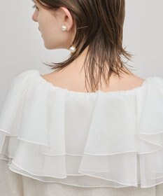 GRACE CONTINENTAL フリルニットカーディガン