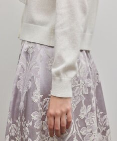 GRACE CONTINENTAL フリルニットカーディガン