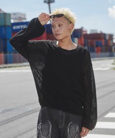 WEGO メッシュニットプルオーバー（LS）