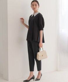 組曲 シュットクロステーパード パンツ