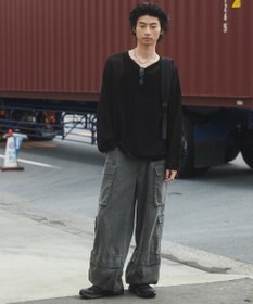 WEGO メッシュニットプルオーバー（LS）