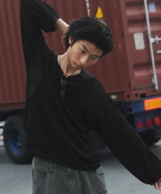 WEGO メッシュニットプルオーバー（LS）