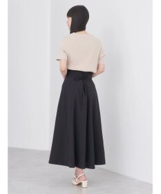 earth music&ecology バックレースアップスカート