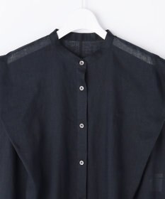 自由区 L 【WEB限定カラーあり】シアーラミーローンバンドカラー ブラウス