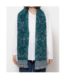 UNBILLION カシュネ cache nez / レース柄グレンチェックマフラー