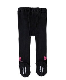 MIKI HOUSE HOT BISCUITS 【70-120cm】 ワンポイントリボン タイツ