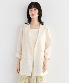 YECCA VECCA シアーテーラードジャケット