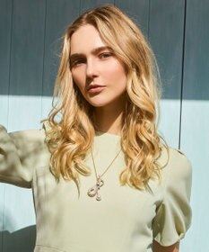 TOCCA SHAKE RIBBON 2WAY BROOCH NECKLACE ブローチネックレス