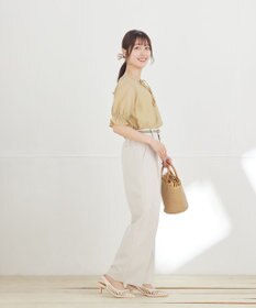 Tiaclasse L シアーシャーリング2WAYブラウス