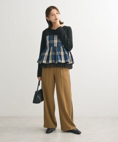 Green Parks ・ＳＵＧＡＲ　ＳＰＯＯＮ　チェックペプラムビスチェ