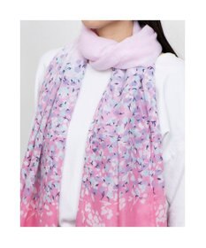 UNBILLION カシュネ cache nez / フラワーボーダー柄プリントストール