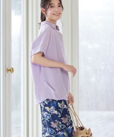 Tiaclasse リネンミックススキッパーシャツ