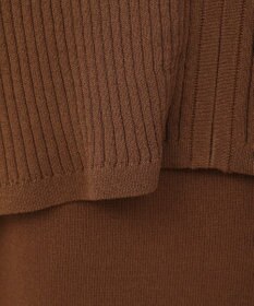 YECCA VECCA 【2点SET】キャミセット襟付きZIPカーディガン