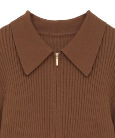 YECCA VECCA 【2点SET】キャミセット襟付きZIPカーディガン