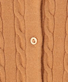 Feroux 【古畑星夏さん着用・アンサンブル】ロゴ刺繍入りケーブルアンサンブル ニット