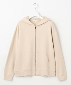 自由区 L クリアループバックジップ パーカー