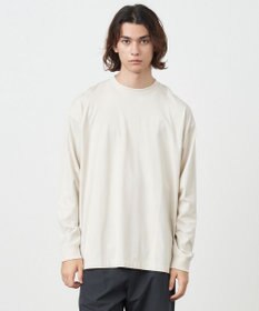 ATON 48/2 NATURAL DYE COTTON | オーバーサイズ L/S Tシャツ - UNISEX