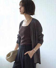 UNFILO イージーカーディガン グレー