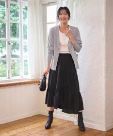 WEGO 【WEB限定/2025年秋冬新作//洗濯OK/毛玉レス/MLXLサイズ展開/オフィス/カジュアル】ベーシックニットカーディガン