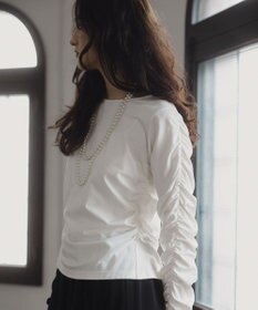 Green Parks ■ＥＳＣＡＲ　シャーリングギャザープルオーバー