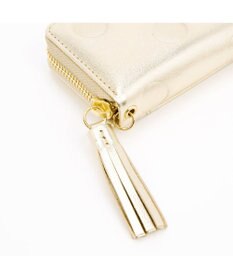 UNBILLION ペルケ perche / ドット型押し・ジャバラチャームウォレットショルダー