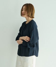 YECCA VECCA ギャザーブラウス