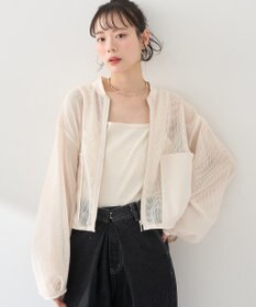 earth music&ecology メッシュブルゾン