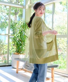 Tiaclasse 【接触冷感】着流しロングニットカーディガン