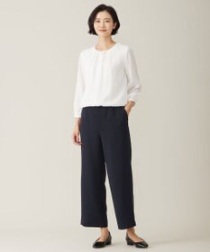 J.PRESS LADIES シャドーストライプ クルーネック カットソー