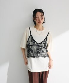 Green Parks レースビスチェドッキングチュニック