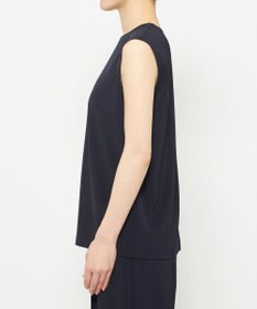 uncrave クールタッチツイル スリットブラウス