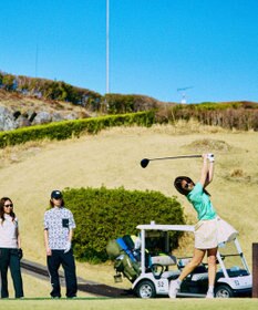 PW CIRCULUS 【手洗い可能】【WOMEN】アニマルドットニットモック ゴルフウェア レディース