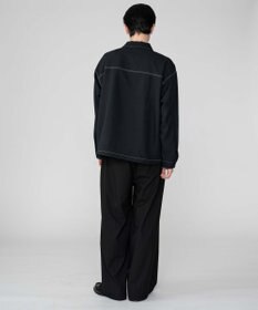 WEGO 【ユニセックス着用ITEM/MLサイズ展開】カラーステッチシャツジャケット