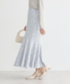 earth music&ecology カットソーツイードマーメイドスカート