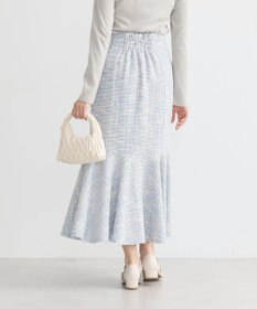 earth music&ecology カットソーツイードマーメイドスカート