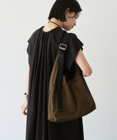russet 【A4収納可能】メッシュホーボーバッグ(CE-1749)
