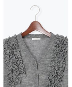 Te chichi フリルVネックカーディガン