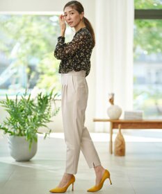 組曲 ライトダブルクロス テーパードパンツ