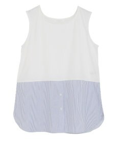 Green Parks ノースリーブドッキングホワイトインナー