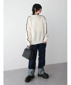 Green Parks ・Ｐｅｔｉｔ　Ｆｌｅｕｒ　ハイショクパイピングニット