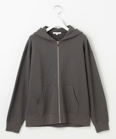 自由区 L クリアループバックジップ パーカー