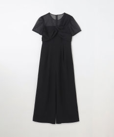 GRACE CONTINENTAL ドレープリボンサロペット