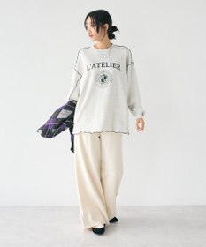 CRAFT STANDARD BOUTIQUE 配色ロゴメロープルオーバー