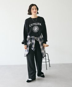 CRAFT STANDARD BOUTIQUE 配色ロゴメロープルオーバー